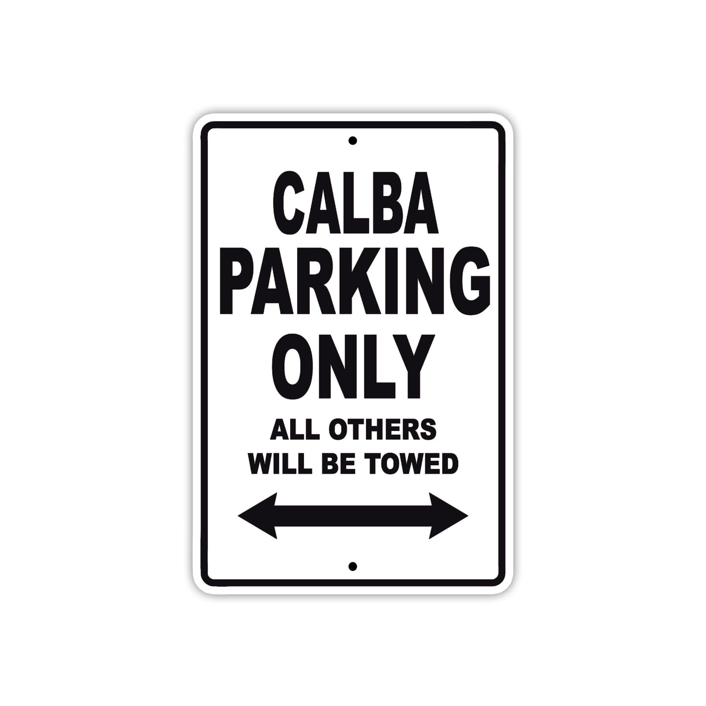 Calba Boats Parking Only All Others Will Be Towed Sea Ocean Beach Lake Boat Aluminum Metal Sign Plate
