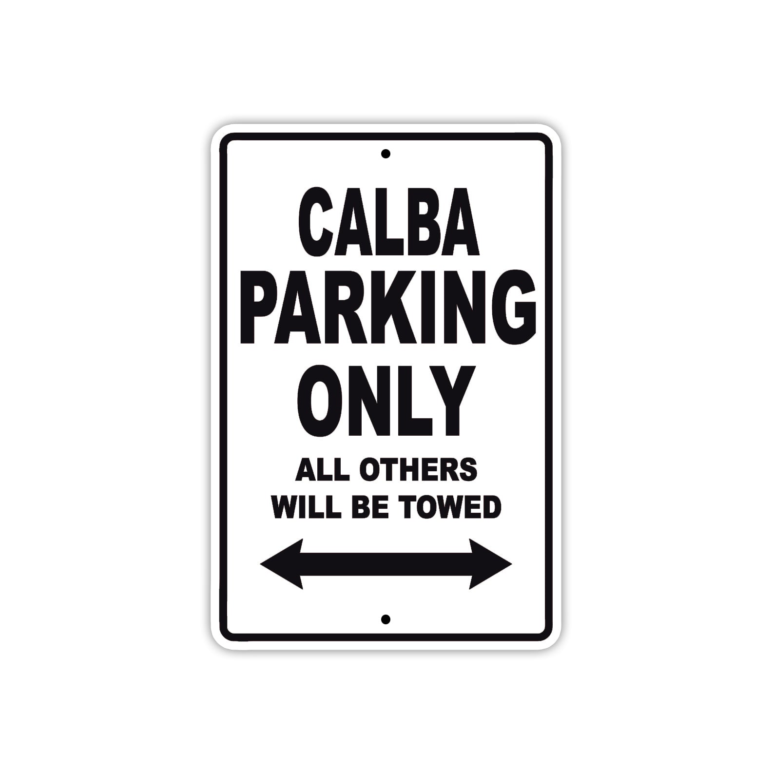 Calba Boats Parking Only All Others Will Be Towed Sea Ocean Beach Lake Boat Aluminum Metal Sign Plate