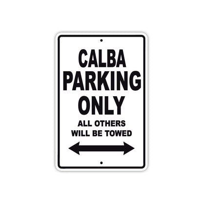 Calba Boats Parking Only All Others Will Be Towed Sea Ocean Beach Lake Boat Aluminum Metal Sign Plate