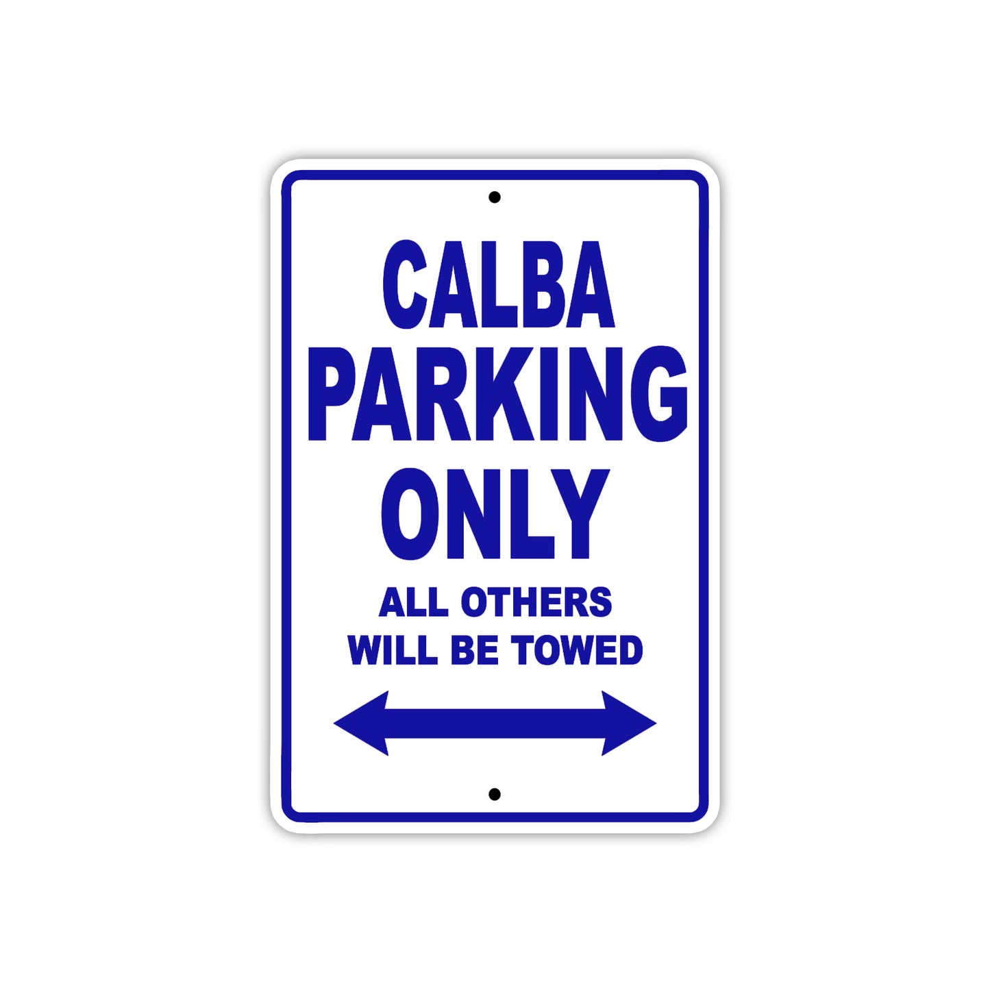 Calba Boats Parking Only All Others Will Be Towed Sea Ocean Beach Lake Boat Aluminum Metal Sign Plate