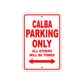 Calba Boats Parking Only All Others Will Be Towed Sea Ocean Beach Lake Boat Aluminum Metal Sign Plate
