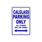 Calglass Boats Parking Only All Others Will Be Towed Sea Ocean Beach Lake Boat Aluminum Metal Sign Plate