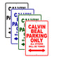 Calvin Beal Boats Parking Only All Others Will Be Towed Sea Ocean Beach Lake Boat Aluminum Metal Sign Plate