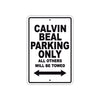 Calvin Beal Boats Parking Only All Others Will Be Towed Sea Ocean Beach Lake Boat Aluminum Metal Sign Plate