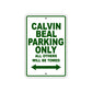 Calvin Beal Boats Parking Only All Others Will Be Towed Sea Ocean Beach Lake Boat Aluminum Metal Sign Plate