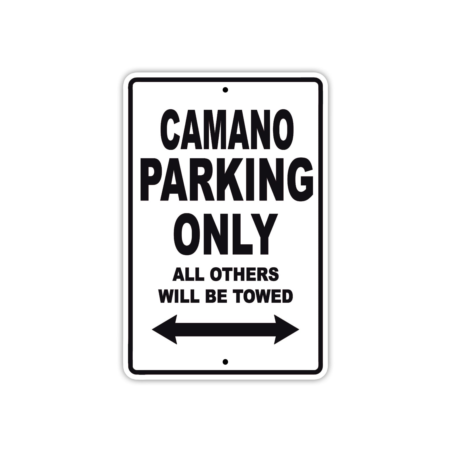 Camano Boats Parking Only All Others Will Be Towed Sea Ocean Beach Lake Boat Aluminum Metal Sign Plate