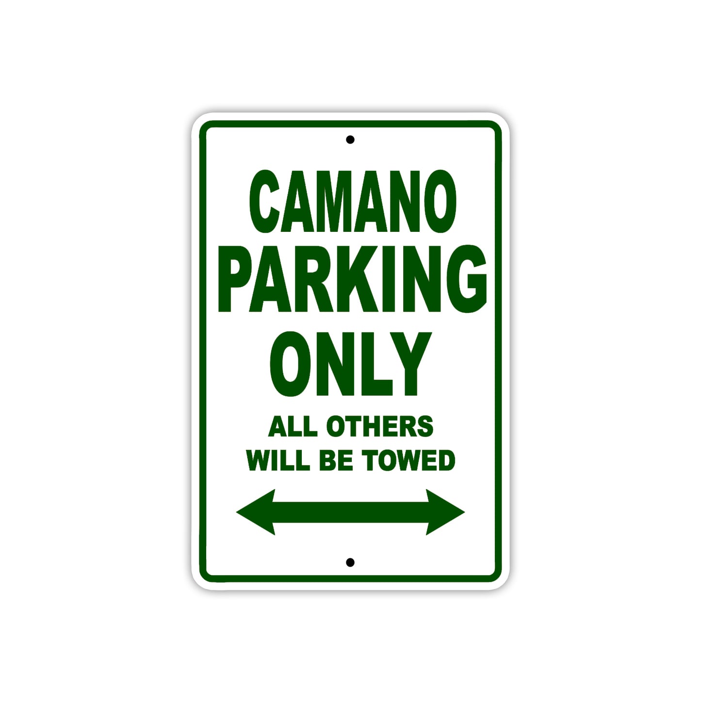 Camano Boats Parking Only All Others Will Be Towed Sea Ocean Beach Lake Boat Aluminum Metal Sign Plate