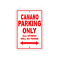 Camano Boats Parking Only All Others Will Be Towed Sea Ocean Beach Lake Boat Aluminum Metal Sign Plate