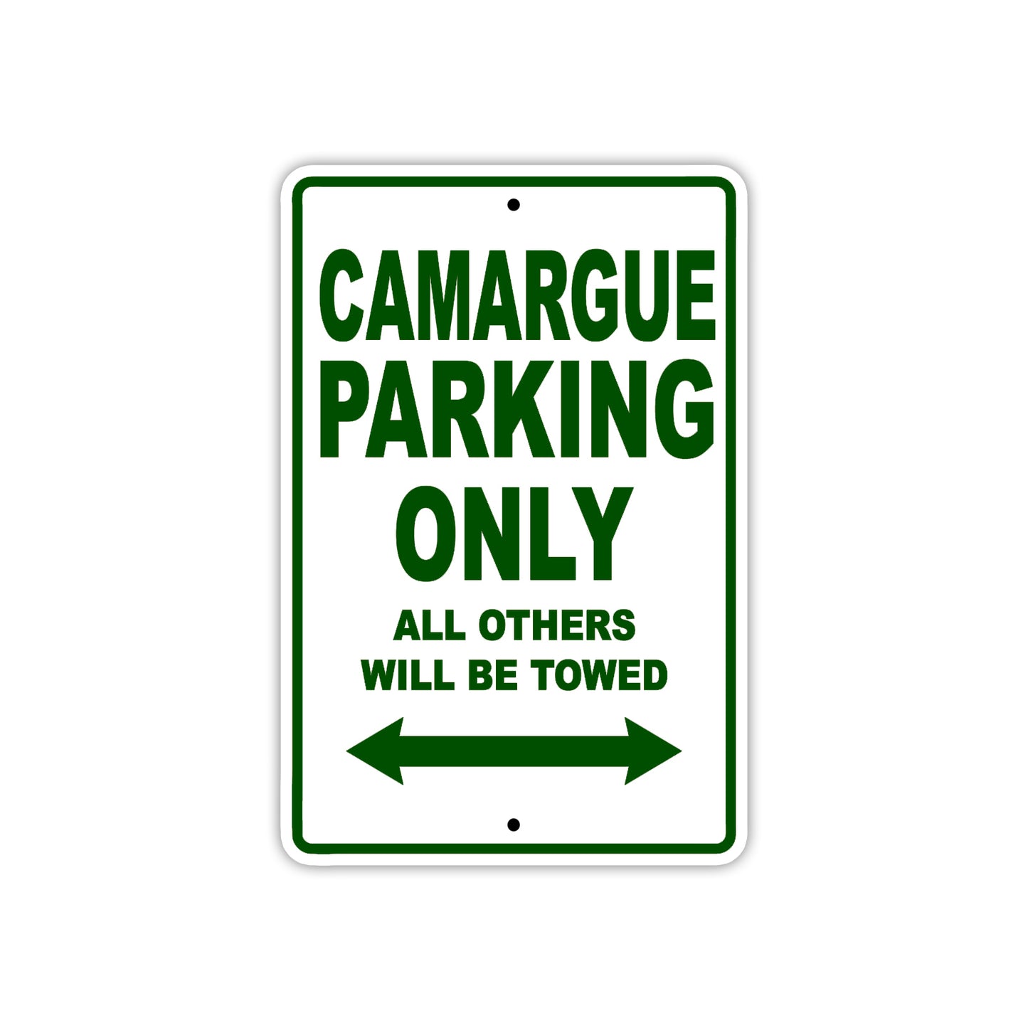 Camargue Boats Parking Only All Others Will Be Towed Sea Ocean Beach Lake Boat Aluminum Metal Sign Plate