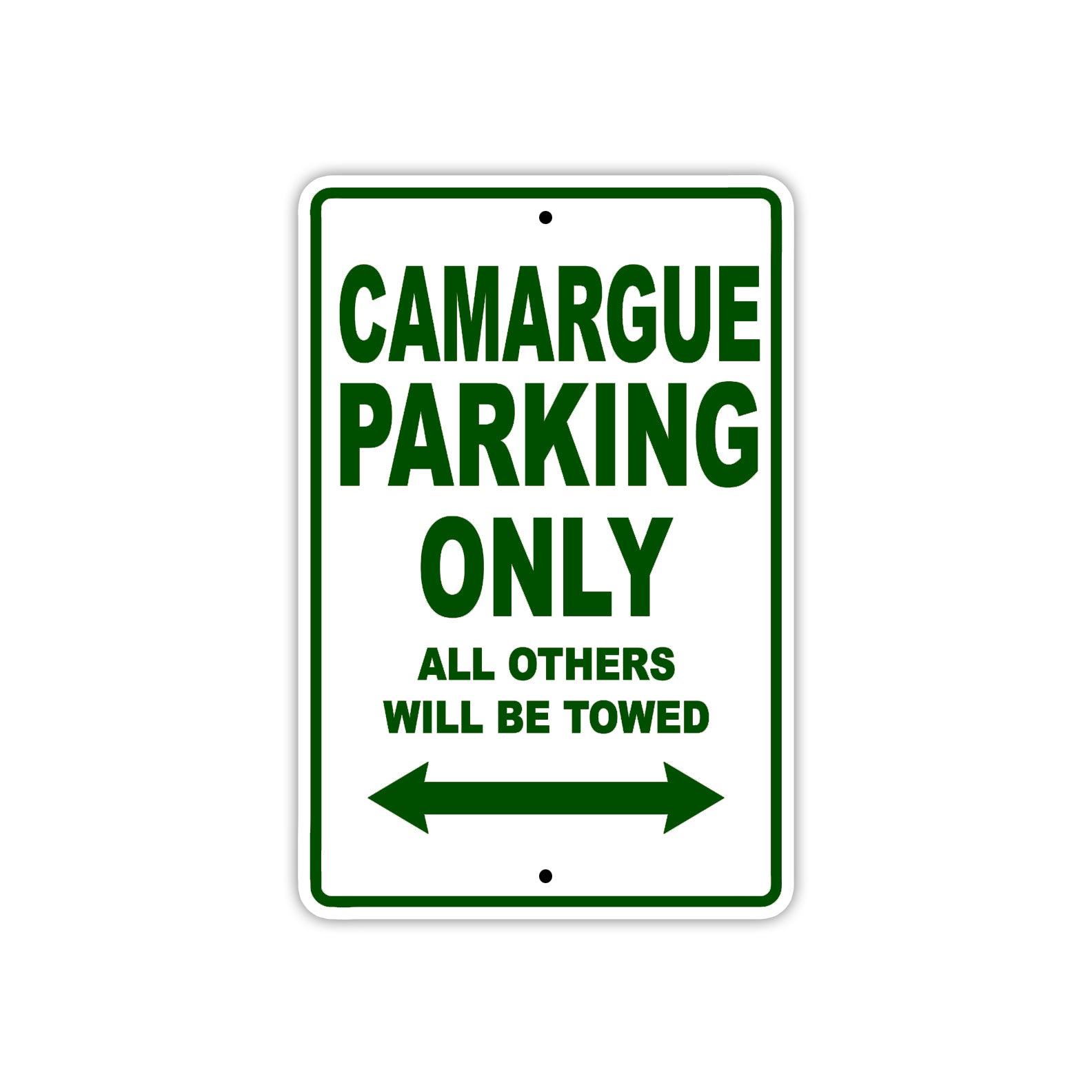 Camargue Boats Parking Only All Others Will Be Towed Sea Ocean Beach Lake Boat Aluminum Metal Sign Plate