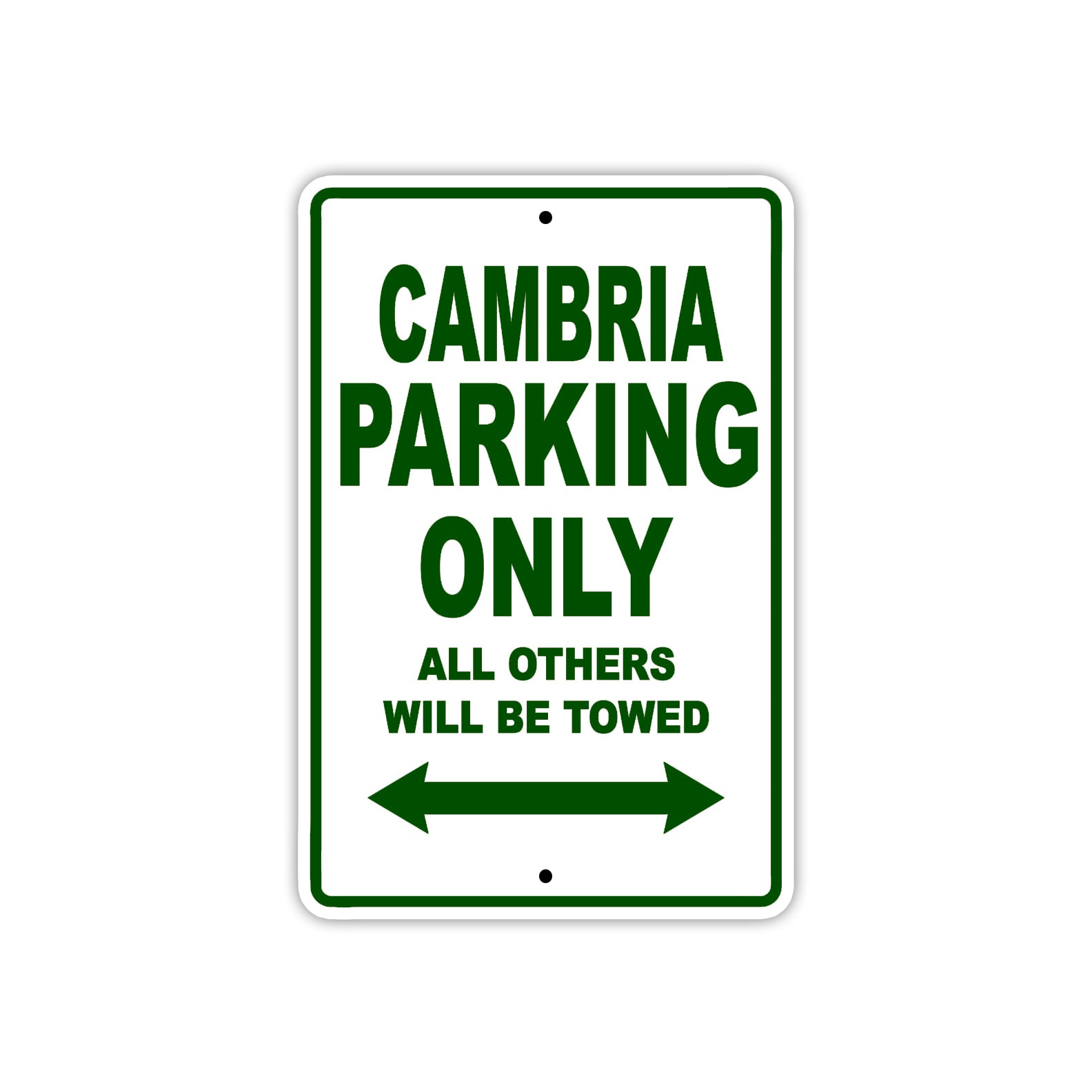 Cambria Boats Parking Only All Others Will Be Towed Sea Ocean Beach Lake Boat Aluminum Metal Sign Plate