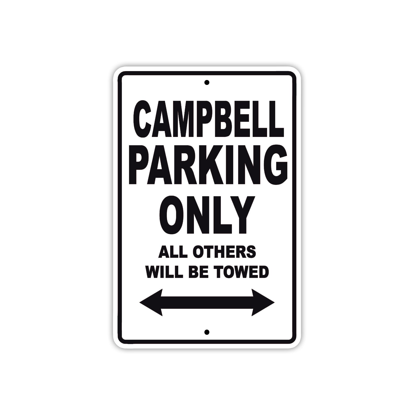 Campbell Boats Parking Only All Others Will Be Towed Sea Ocean Beach Lake Boat Aluminum Metal Sign Plate