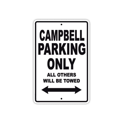 Campbell Boats Parking Only All Others Will Be Towed Sea Ocean Beach Lake Boat Aluminum Metal Sign Plate