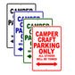 Camper Craft Boats Parking Only All Others Will Be Towed Sea Ocean Beach Lake Boat Aluminum Metal Sign Plate