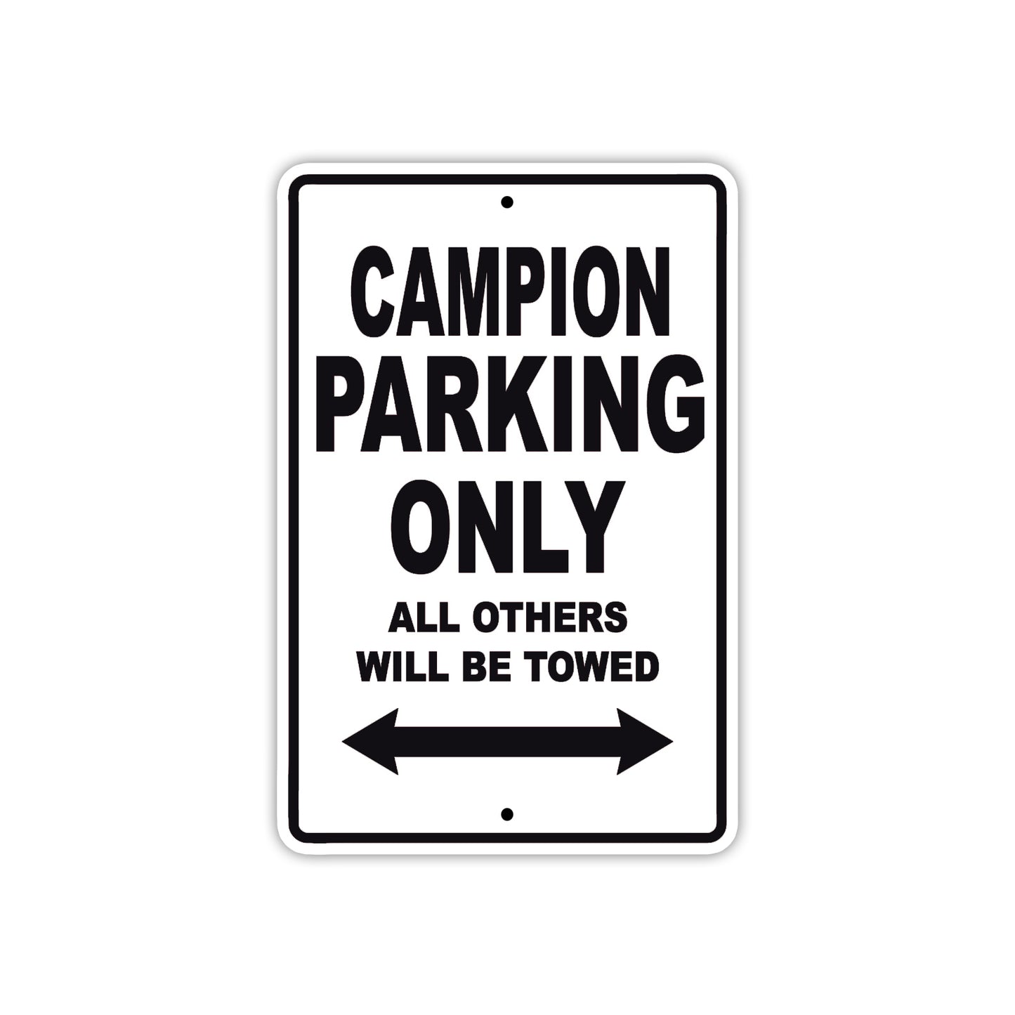 Campion Boats Parking Only All Others Will Be Towed Sea Ocean Beach Lake Boat Aluminum Metal Sign Plate