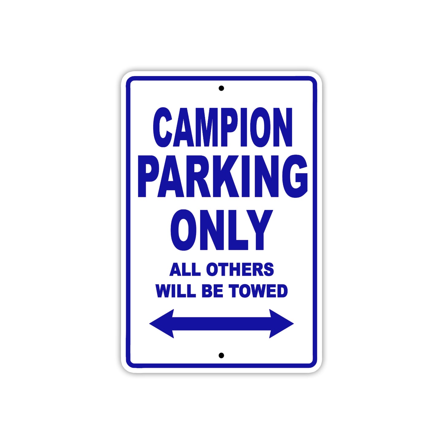 Campion Boats Parking Only All Others Will Be Towed Sea Ocean Beach Lake Boat Aluminum Metal Sign Plate
