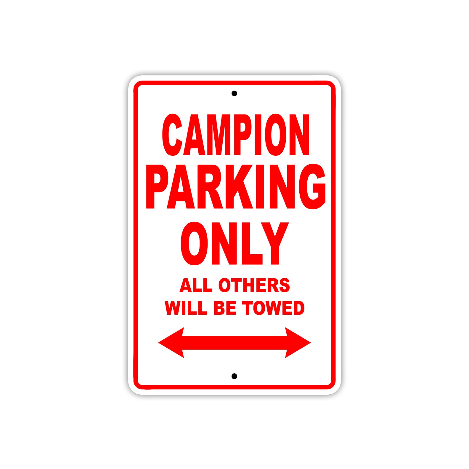 Campion Boats Parking Only All Others Will Be Towed Sea Ocean Beach Lake Boat Aluminum Metal Sign Plate
