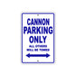 Cannon Boats Parking Only All Others Will Be Towed Sea Ocean Beach Lake Boat Aluminum Metal Sign Plate