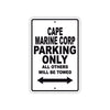 Cape Marine Corp Boats Parking Only All Others Will Be Towed Sea Ocean Beach Lake Boat Aluminum Metal Sign Plate