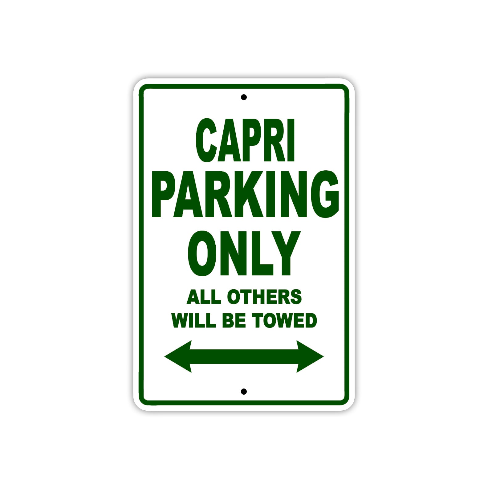 Capri Boats Parking Only All Others Will Be Towed Sea Ocean Beach Lake Boat Aluminum Metal Sign Plate