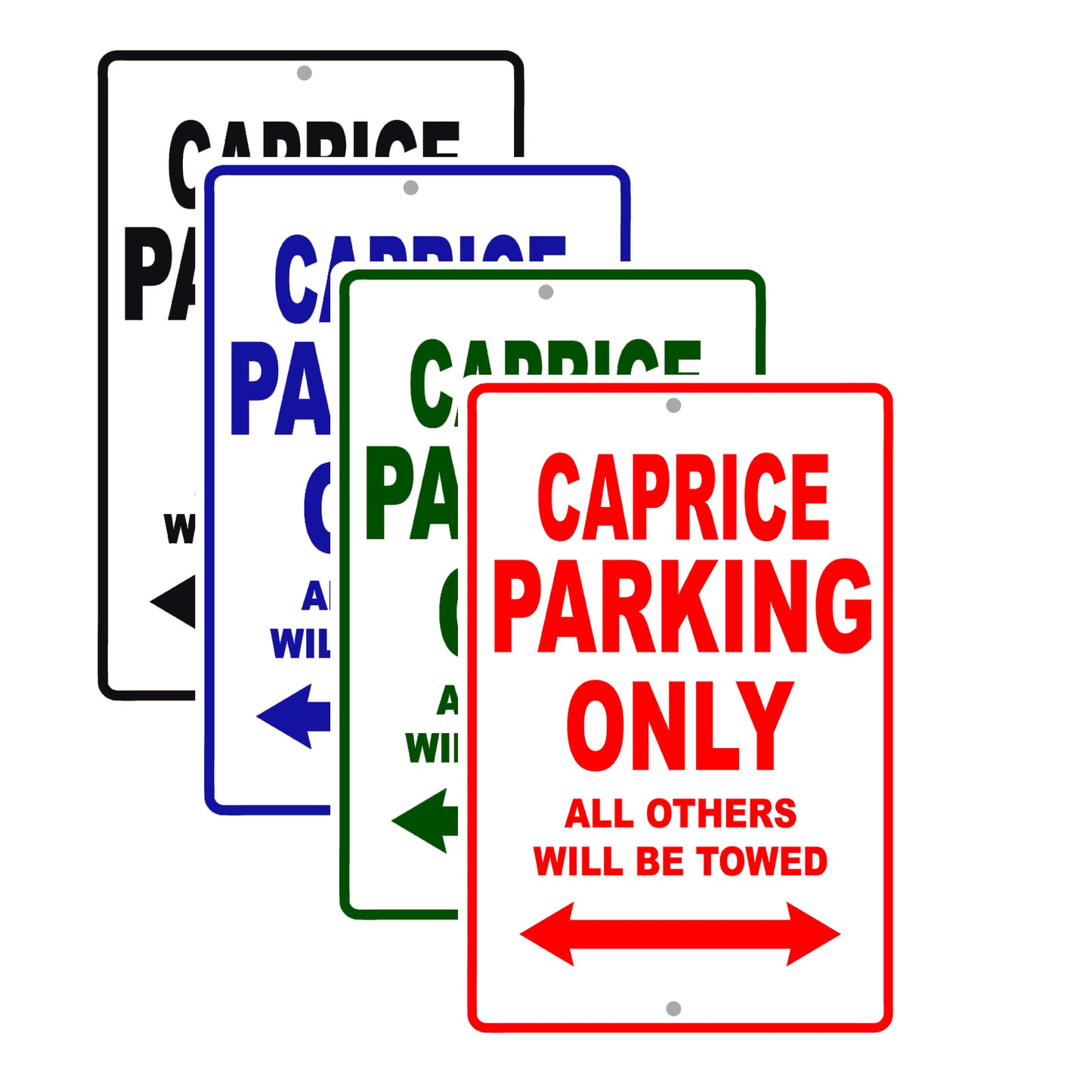 Caprice Boats Parking Only All Others Will Be Towed Sea Ocean Beach Lake Boat Aluminum Metal Sign Plate