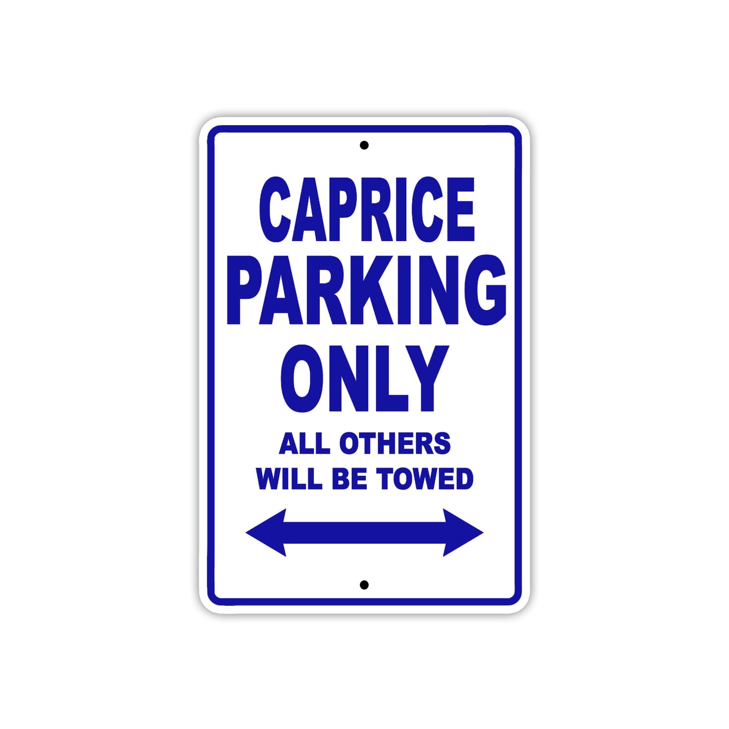 Caprice Boats Parking Only All Others Will Be Towed Sea Ocean Beach Lake Boat Aluminum Metal Sign Plate