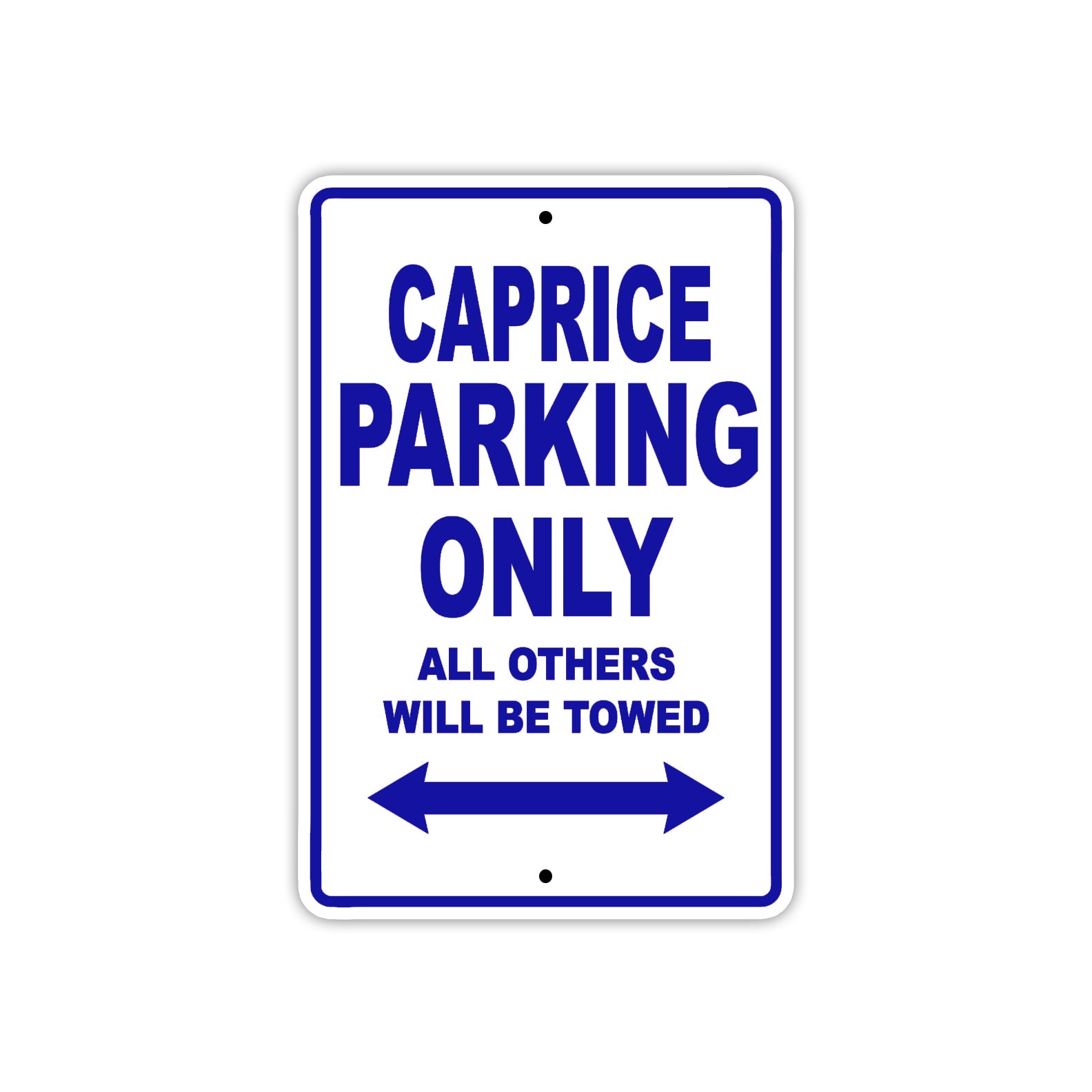 Caprice Boats Parking Only All Others Will Be Towed Sea Ocean Beach Lake Boat Aluminum Metal Sign Plate