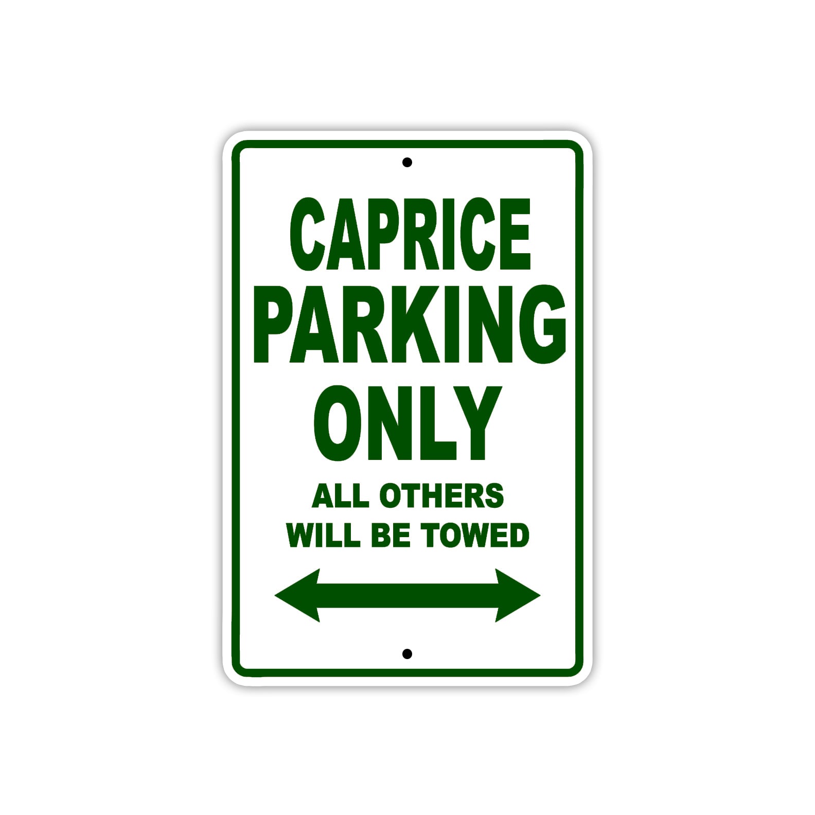Caprice Boats Parking Only All Others Will Be Towed Sea Ocean Beach Lake Boat Aluminum Metal Sign Plate