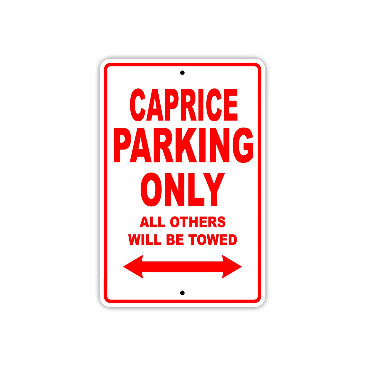 Caprice Boats Parking Only All Others Will Be Towed Sea Ocean Beach Lake Boat Aluminum Metal Sign Plate