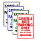 Caravelle Boats Boats Parking Only All Others Will Be Towed Sea Ocean Beach Lake Boat Aluminum Metal Sign Plate