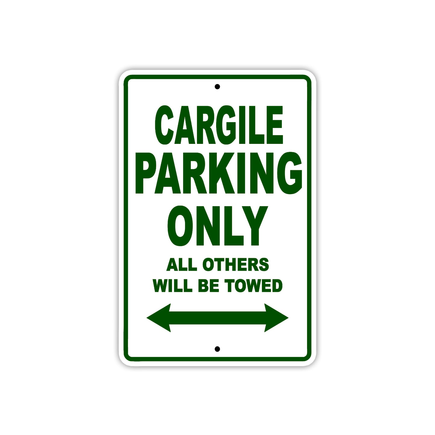 Cargile Boats Parking Only All Others Will Be Towed Sea Ocean Beach Lake Boat Aluminum Metal Sign Plate