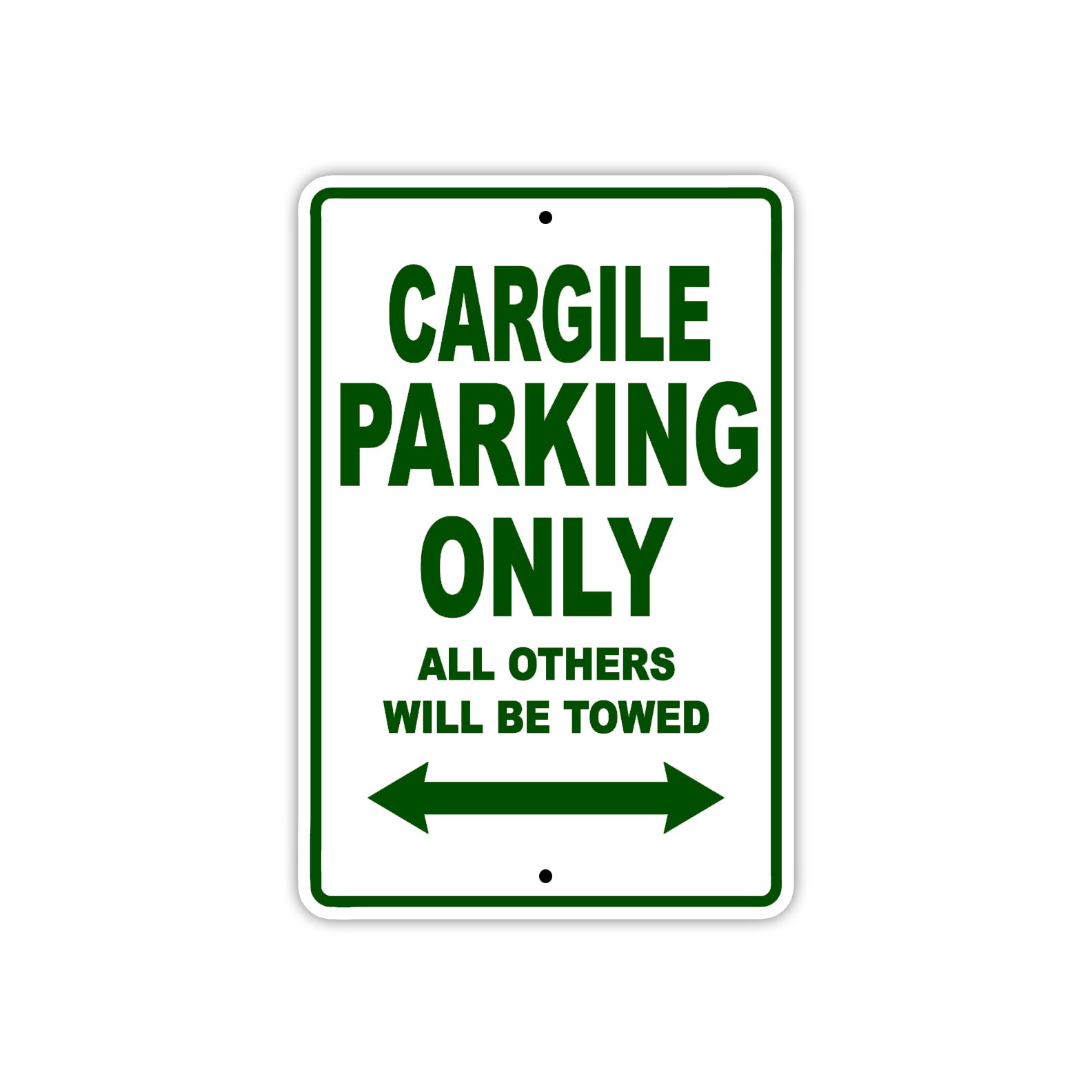 Cargile Boats Parking Only All Others Will Be Towed Sea Ocean Beach Lake Boat Aluminum Metal Sign Plate