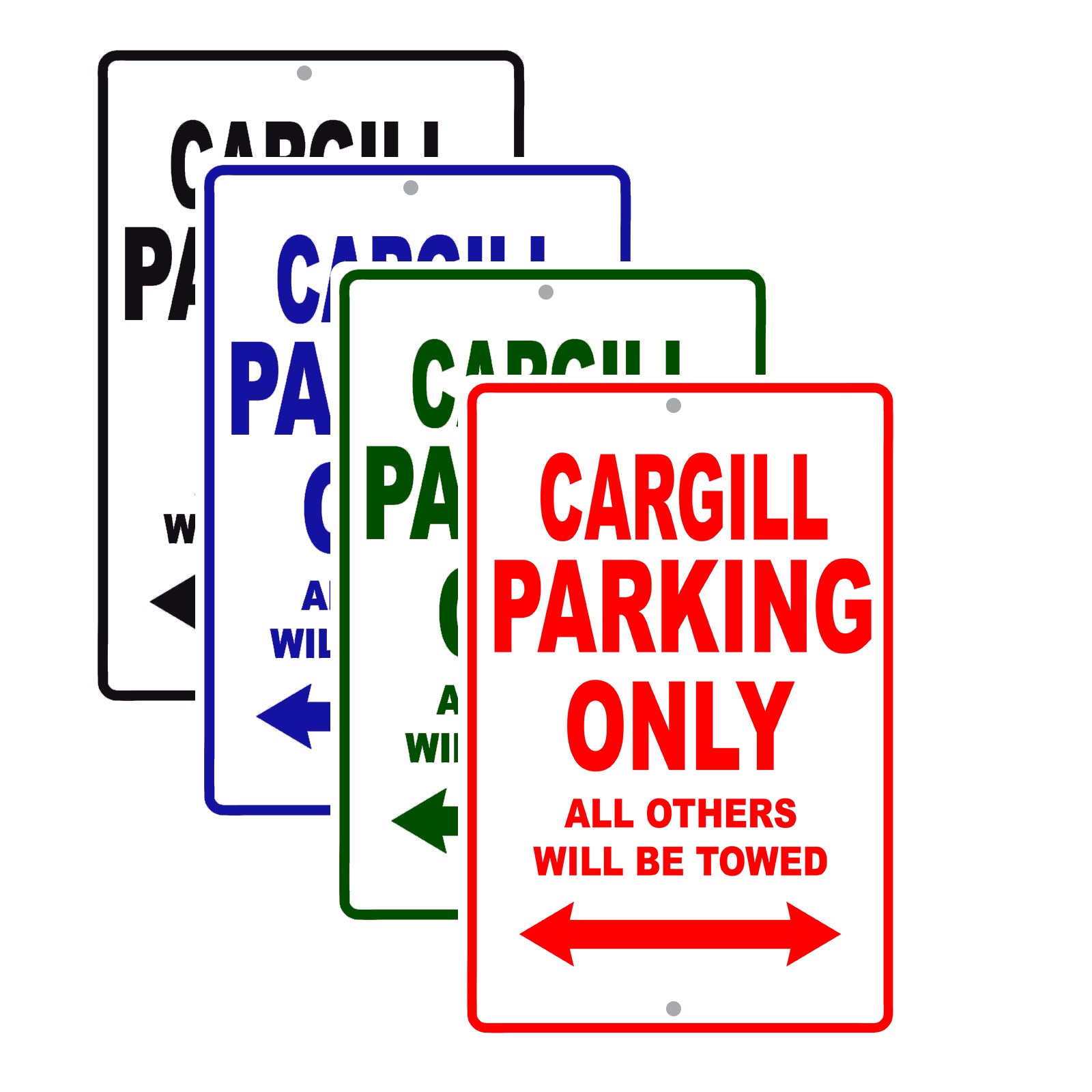 Cargill Boats Parking Only All Others Will Be Towed Sea Ocean Beach Lake Boat Aluminum Metal Sign Plate