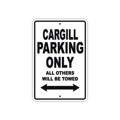 Cargill Boats Parking Only All Others Will Be Towed Sea Ocean Beach Lake Boat Aluminum Metal Sign Plate