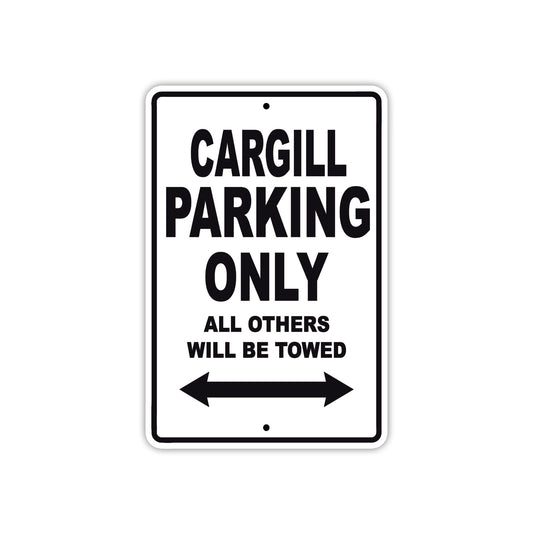 Cargill Boats Parking Only All Others Will Be Towed Sea Ocean Beach Lake Boat Aluminum Metal Sign Plate