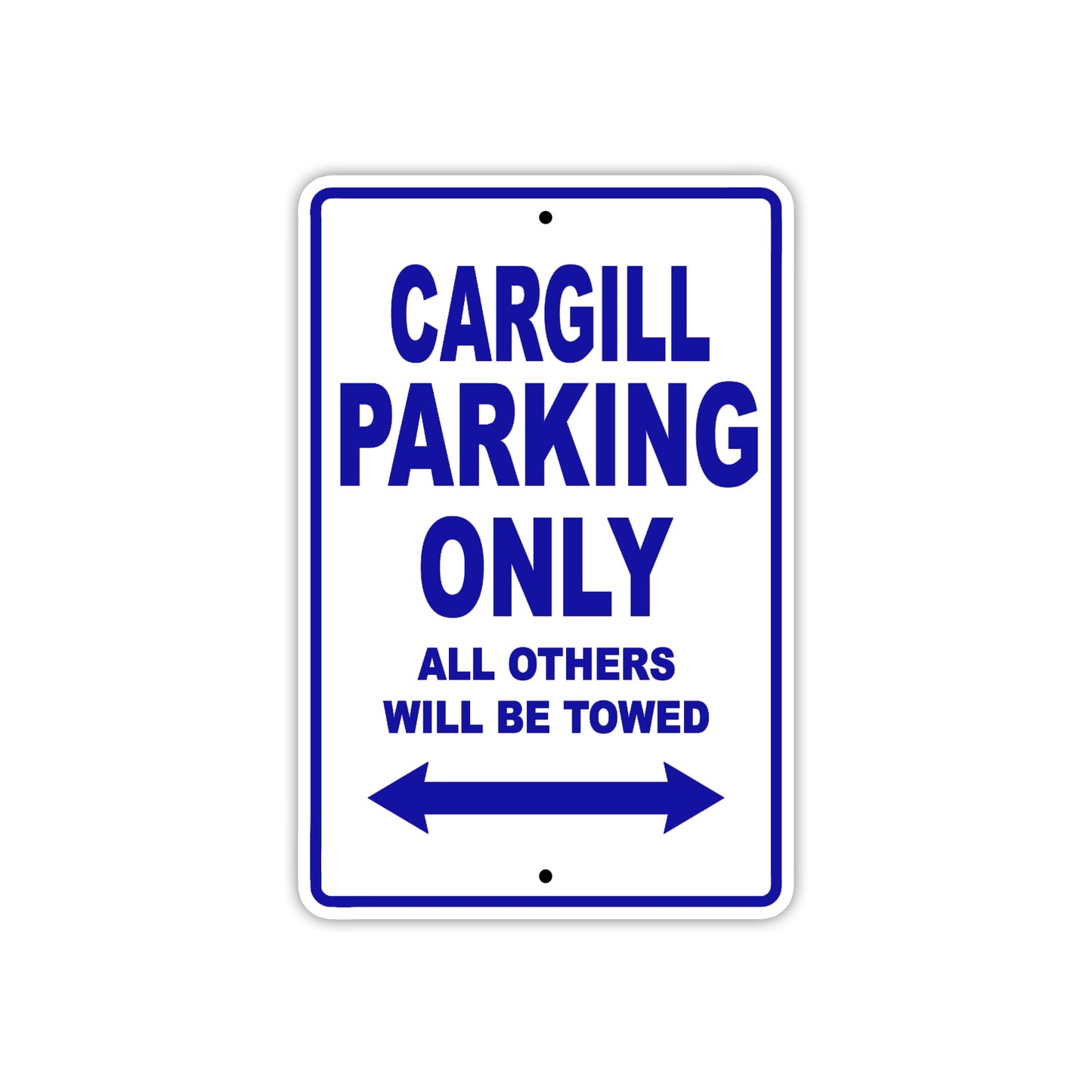 Cargill Boats Parking Only All Others Will Be Towed Sea Ocean Beach Lake Boat Aluminum Metal Sign Plate