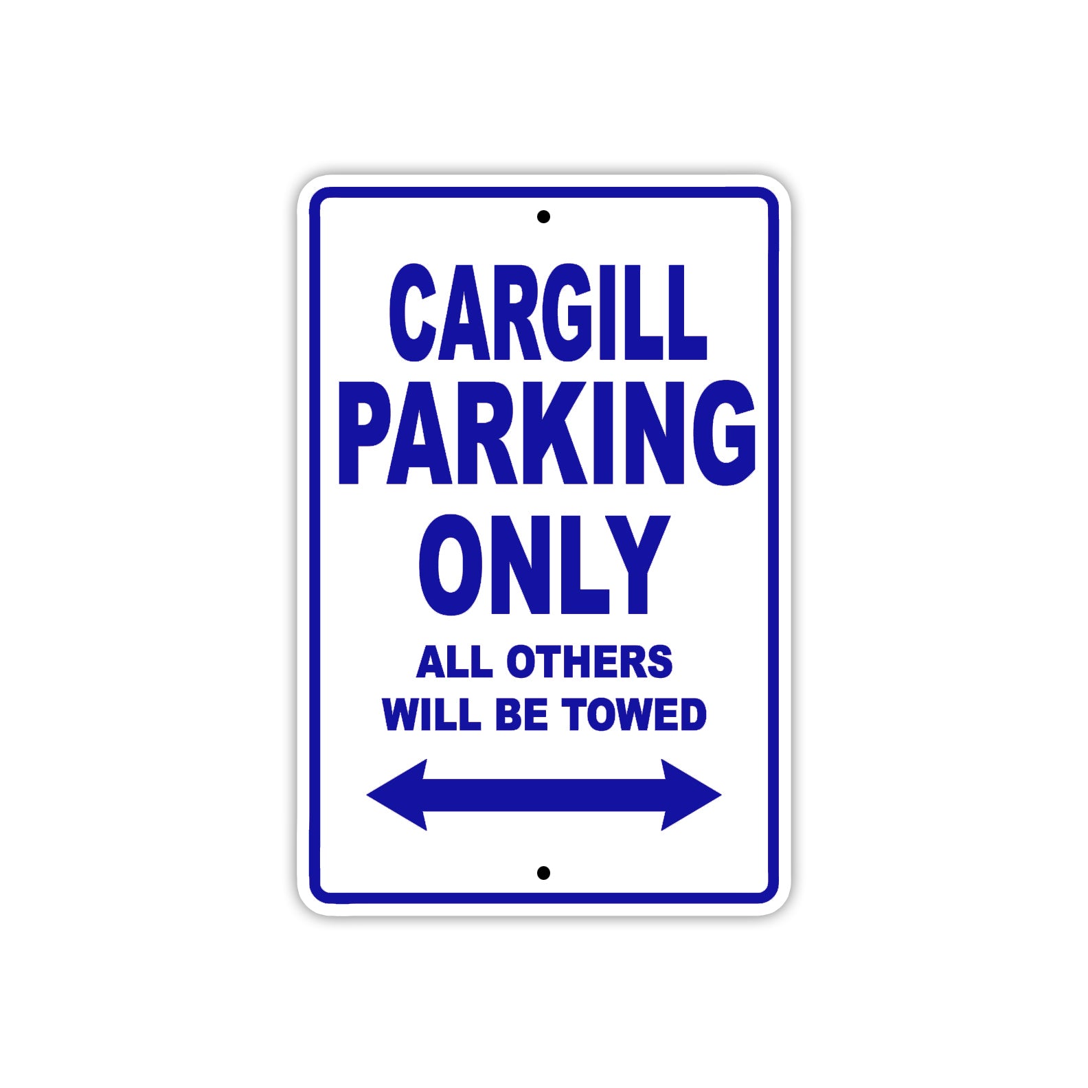 Cargill Boats Parking Only All Others Will Be Towed Sea Ocean Beach Lake Boat Aluminum Metal Sign Plate