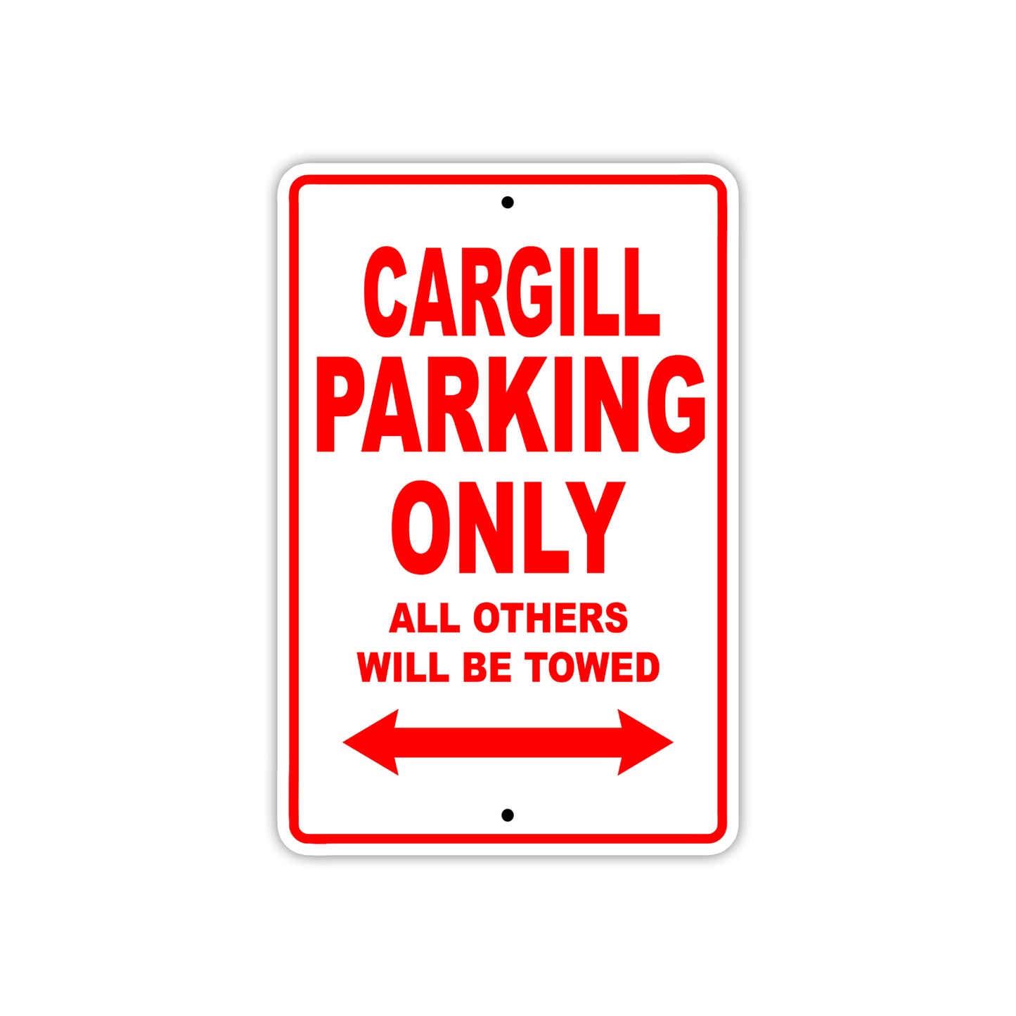Cargill Boats Parking Only All Others Will Be Towed Sea Ocean Beach Lake Boat Aluminum Metal Sign Plate