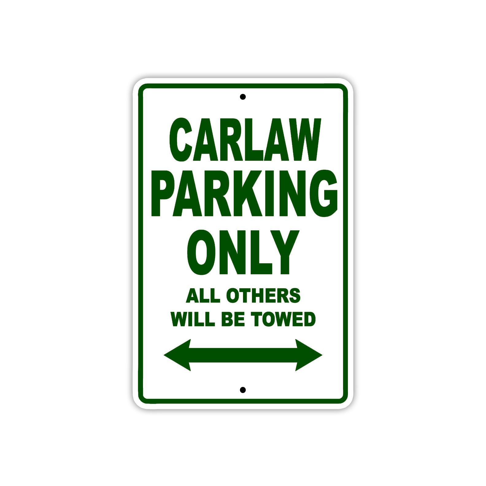 Carlaw Boats Parking Only All Others Will Be Towed Sea Ocean Beach Lake Boat Aluminum Metal Sign Plate