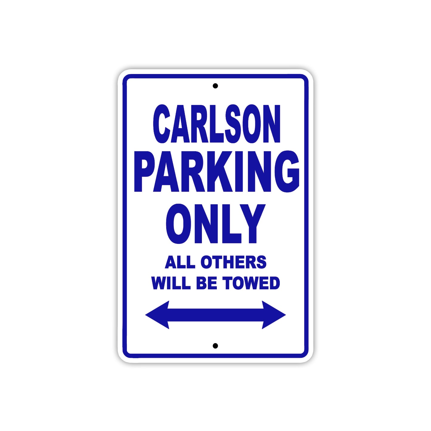 Carlson Boats Parking Only All Others Will Be Towed Sea Ocean Beach Lake Boat Aluminum Metal Sign Plate