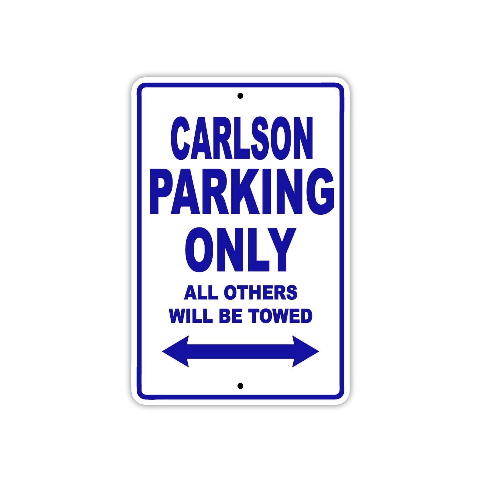 Carlson Boats Parking Only All Others Will Be Towed Sea Ocean Beach Lake Boat Aluminum Metal Sign Plate