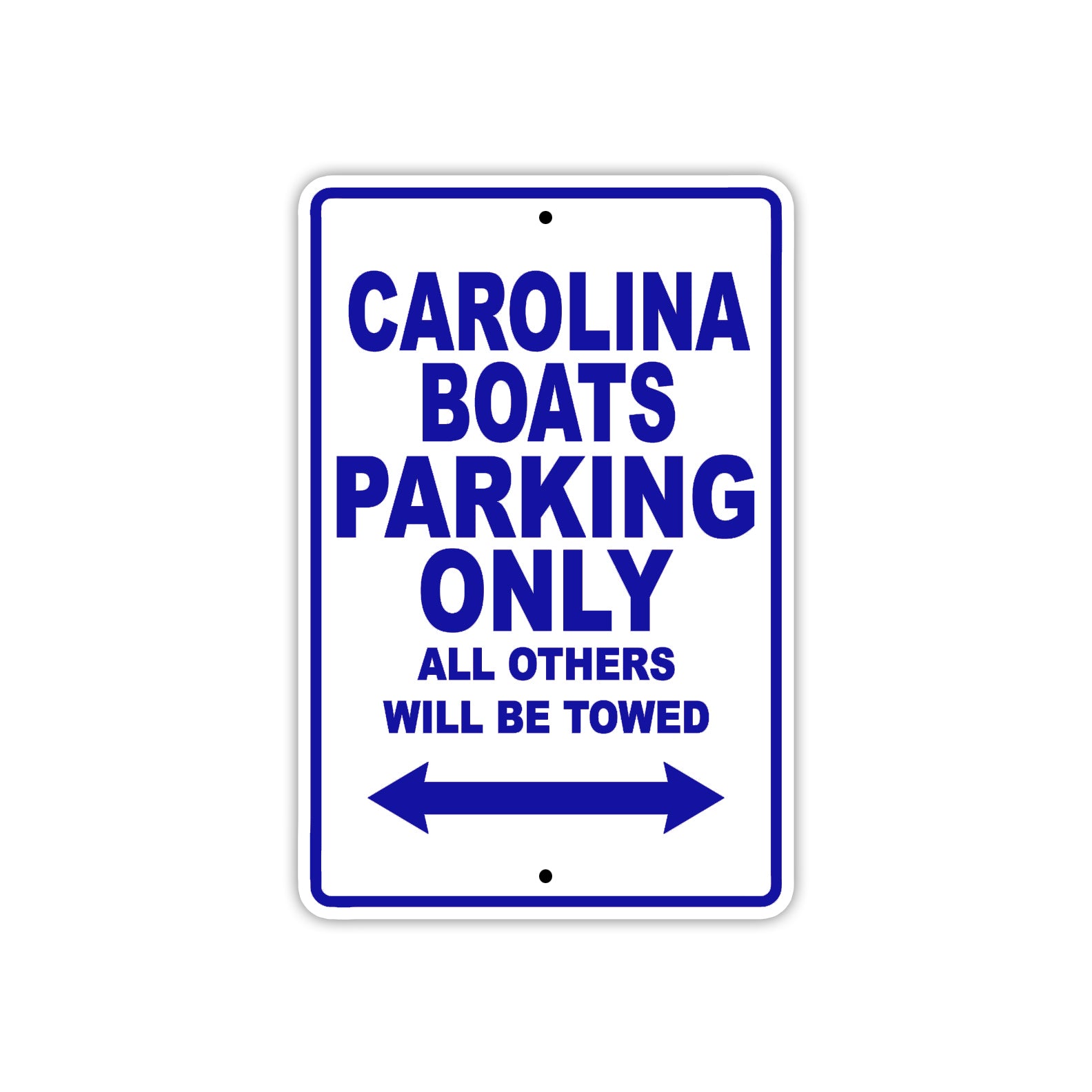 Carolina Boats Boats Parking Only All Others Will Be Towed Sea Ocean Beach Lake Boat Aluminum Metal Sign Plate