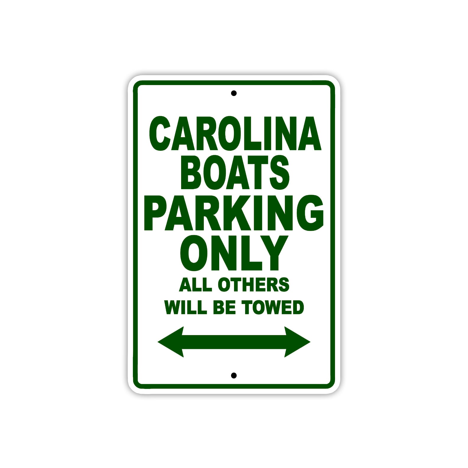 Carolina Boats Boats Parking Only All Others Will Be Towed Sea Ocean Beach Lake Boat Aluminum Metal Sign Plate