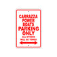 Carrazza Power Boats Boats Parking Only All Others Will Be Towed Sea Ocean Beach Lake Boat Aluminum Metal Sign Plate