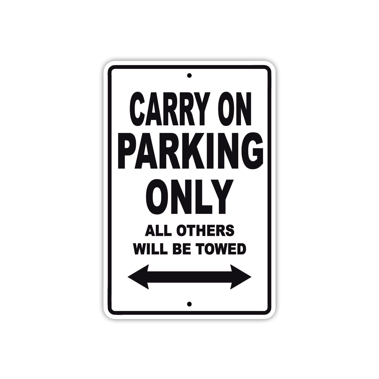 Carry On Boats Parking Only All Others Will Be Towed Sea Ocean Beach Lake Boat Aluminum Metal Sign Plate