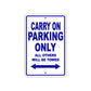 Carry On Boats Parking Only All Others Will Be Towed Sea Ocean Beach Lake Boat Aluminum Metal Sign Plate