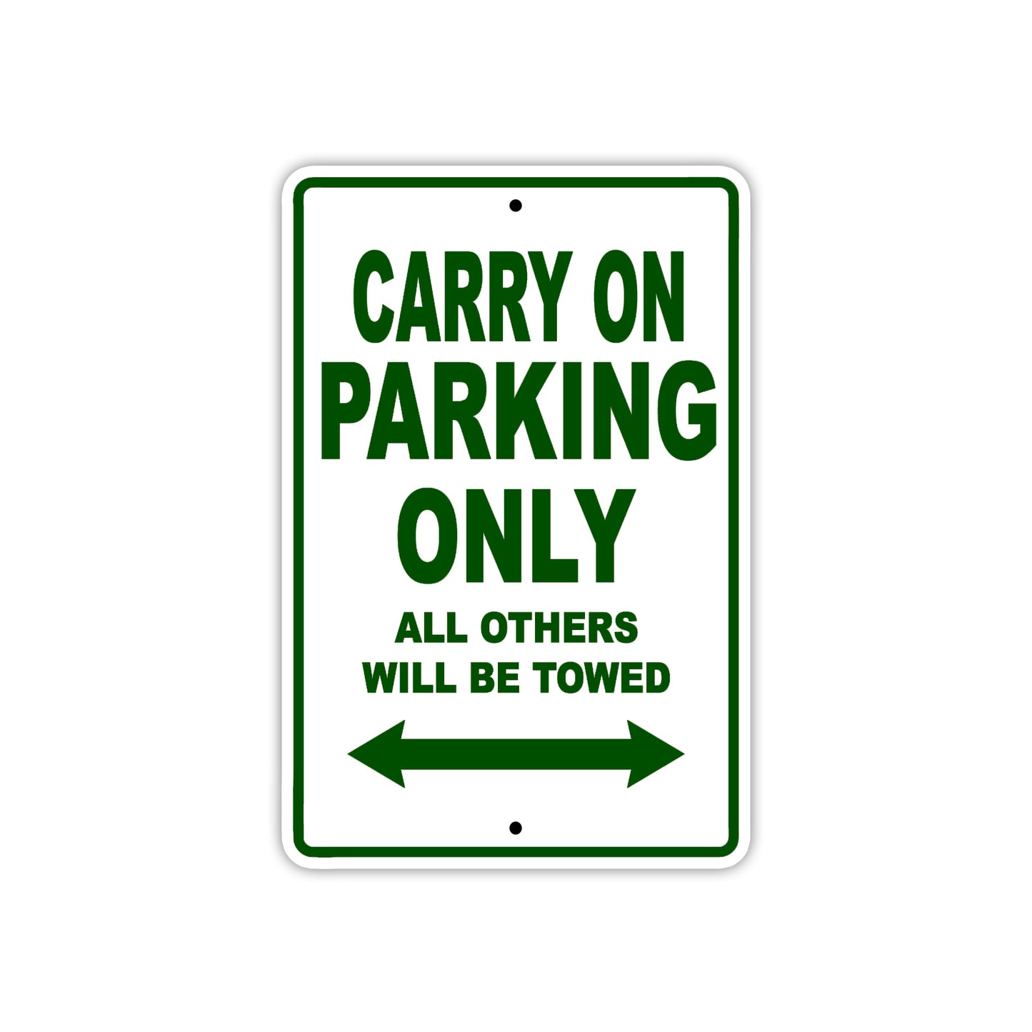 Carry On Boats Parking Only All Others Will Be Towed Sea Ocean Beach Lake Boat Aluminum Metal Sign Plate