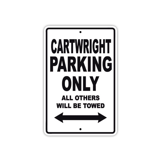 Cartwright Boats Parking Only All Others Will Be Towed Sea Ocean Beach Lake Boat Aluminum Metal Sign Plate