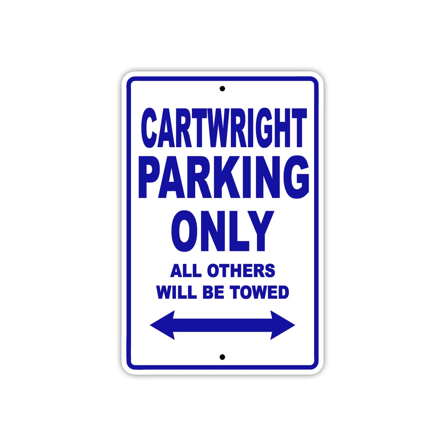 Cartwright Boats Parking Only All Others Will Be Towed Sea Ocean Beach Lake Boat Aluminum Metal Sign Plate