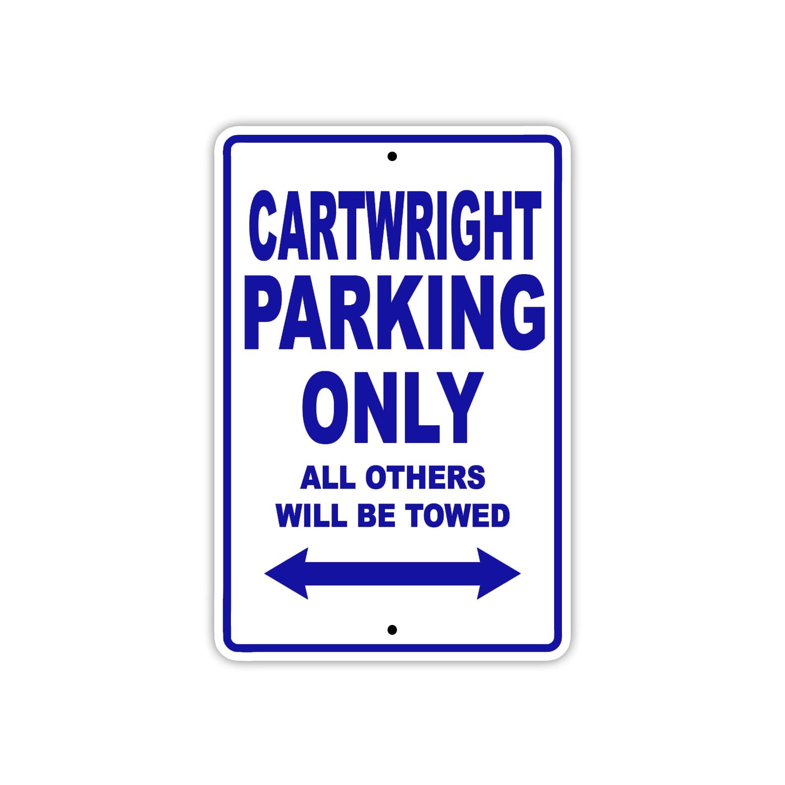 Cartwright Boats Parking Only All Others Will Be Towed Sea Ocean Beach Lake Boat Aluminum Metal Sign Plate